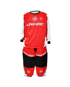 Unihoc Goalieset Schweiz rot stockschlag.ch Edt. 