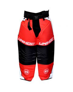 Unihoc Goalie Hose Schweiz rot Stockschlag.ch Edt.