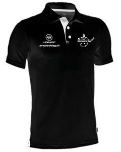 Unihoc Poloshirt Technic Schwarz Sarganserland