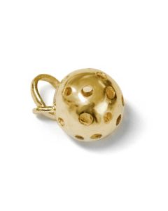 Stockschlag.ch Schmuck Anhänger 3D Ball gold (ohne Kette)