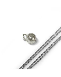 Stockschlag.ch Schmuck-Set 3D Ball silber mit Kette silber fein