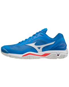 Mizuno Wave Stealth V M/UX FR Blue/Wht/IRed