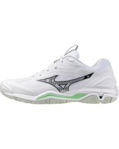 Mizuno Wave Stealth 6 white/black/frozen emerald