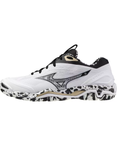 Mizuno Wave Stealth 6 white/black/ge gold