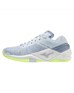 Mizuno Wave Stealth Neo Femmes Heather/Blanc/Vert Citron