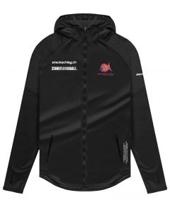 Zone Hood Zip Modern Piranha Chur Schwarz Senior