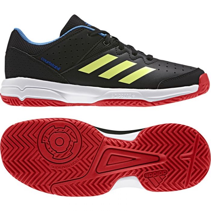 Stockschlag – dein Unihockey Shop – Adidas Court Stabil JR schwarz