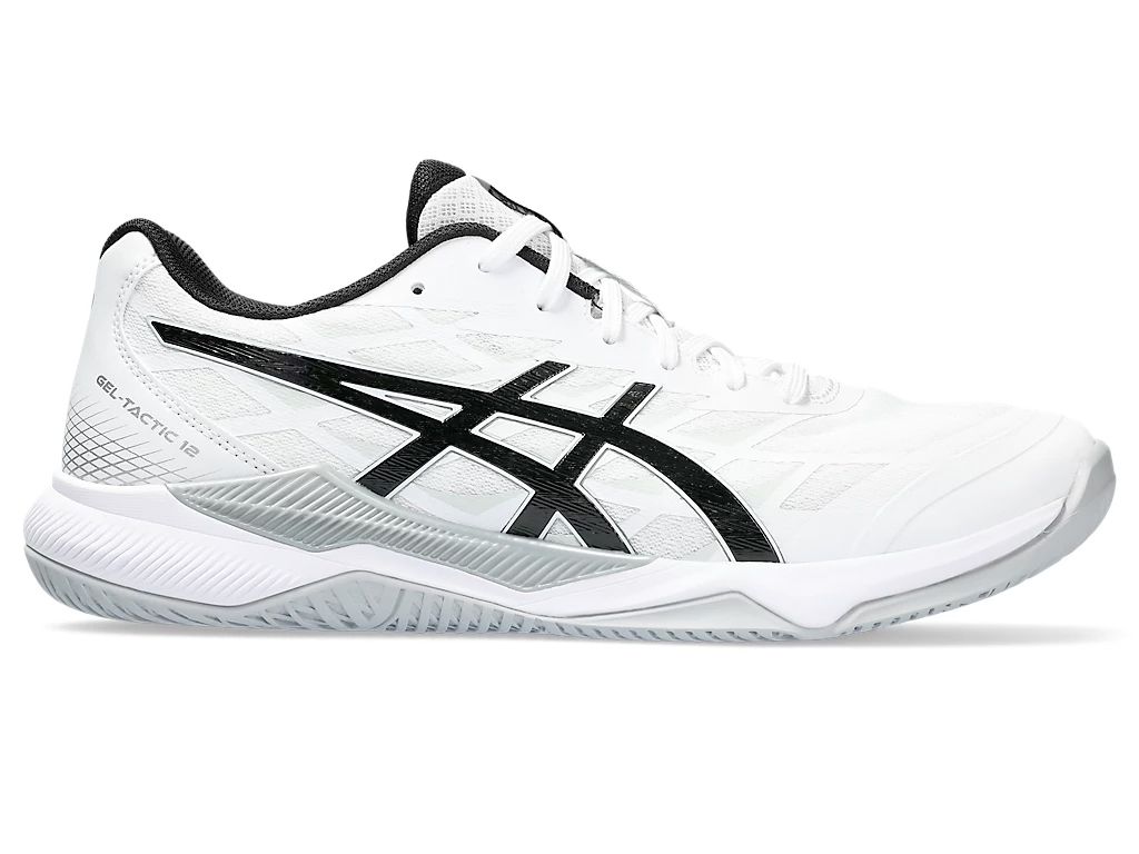 asics white and black