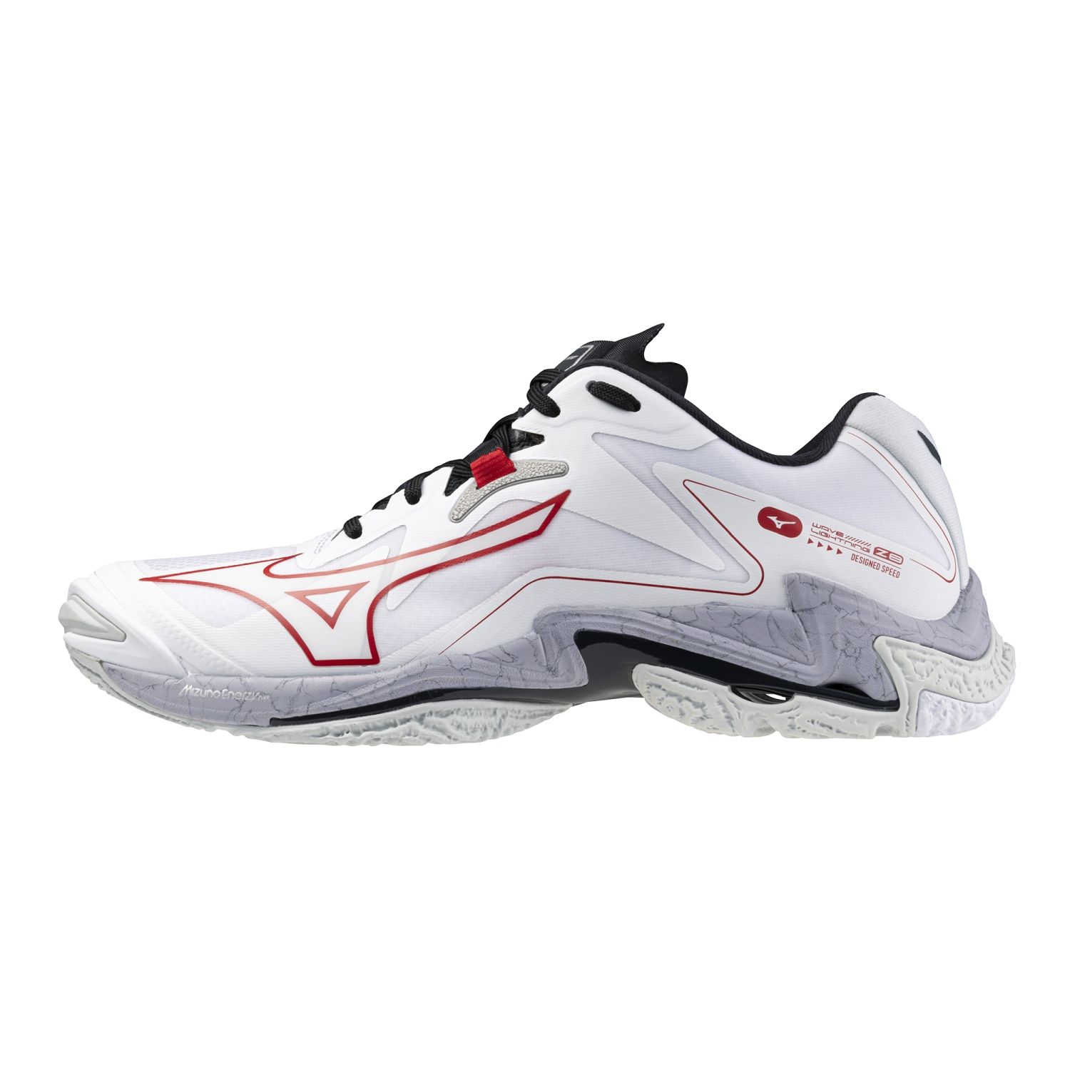 Mizuno Wave Lightning Z8 ホワイト Stockschlag – dein Unihockey Shop – Indoorschuh Wave Lightning Z8