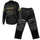 Unihoc Shield Goalieset schwarz/gold Senior