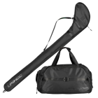 Unihoc Set Stocktasche und Sporttasche Dark Line schwarz